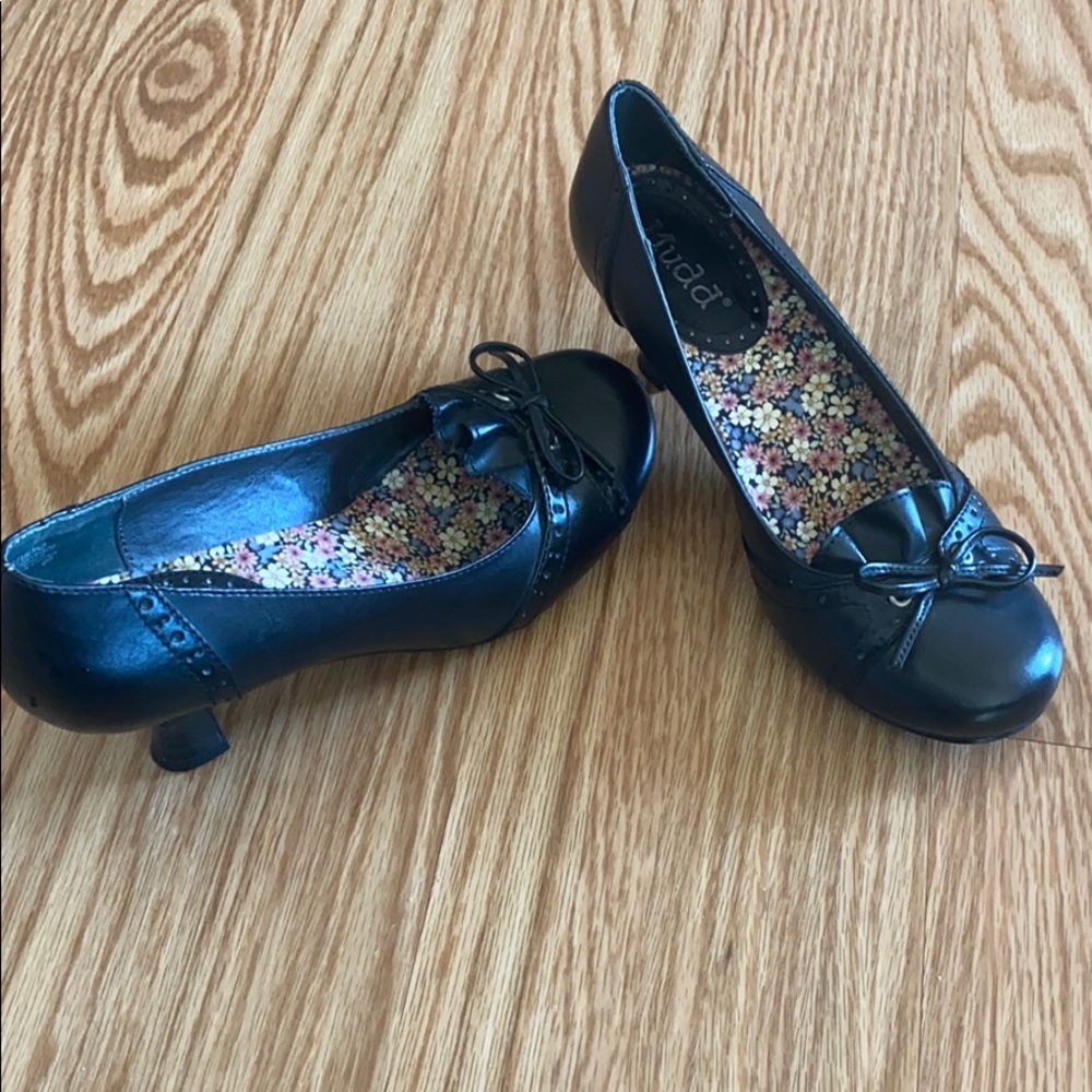 Women’s black heals